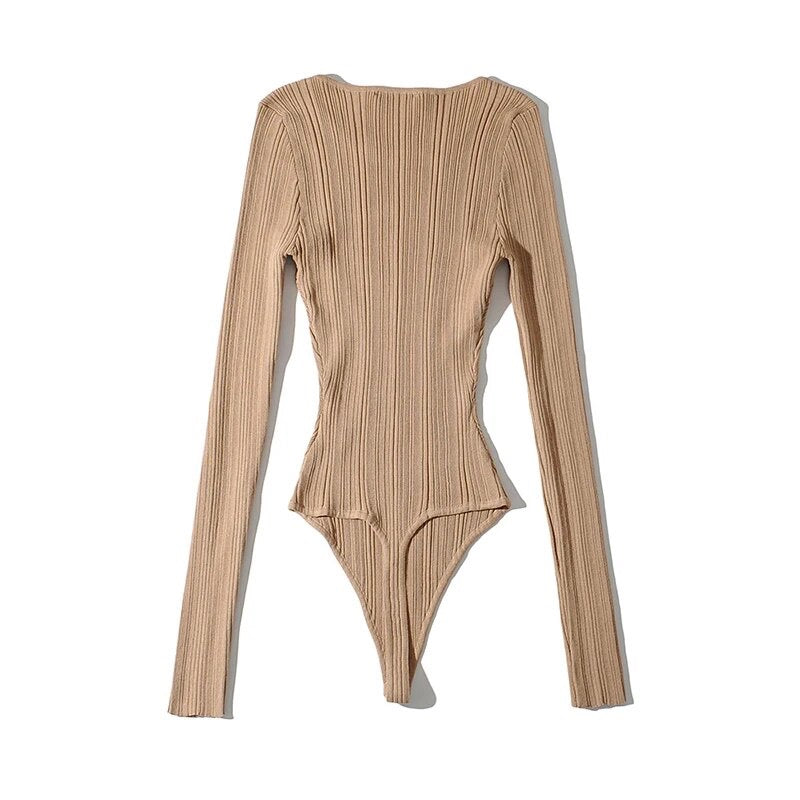 Infinity Bodysuit - In Khaki