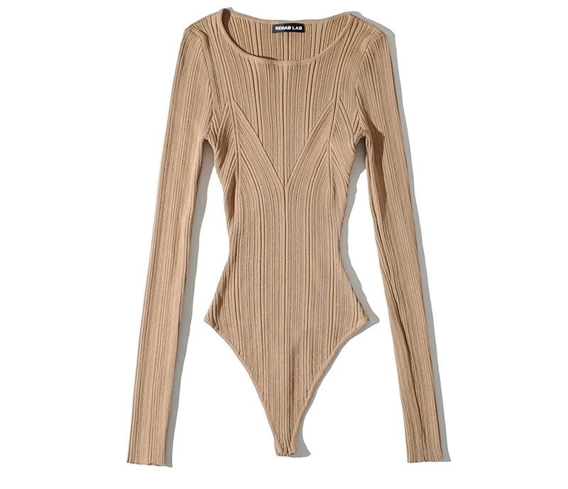 Infinity Bodysuit - In Khaki